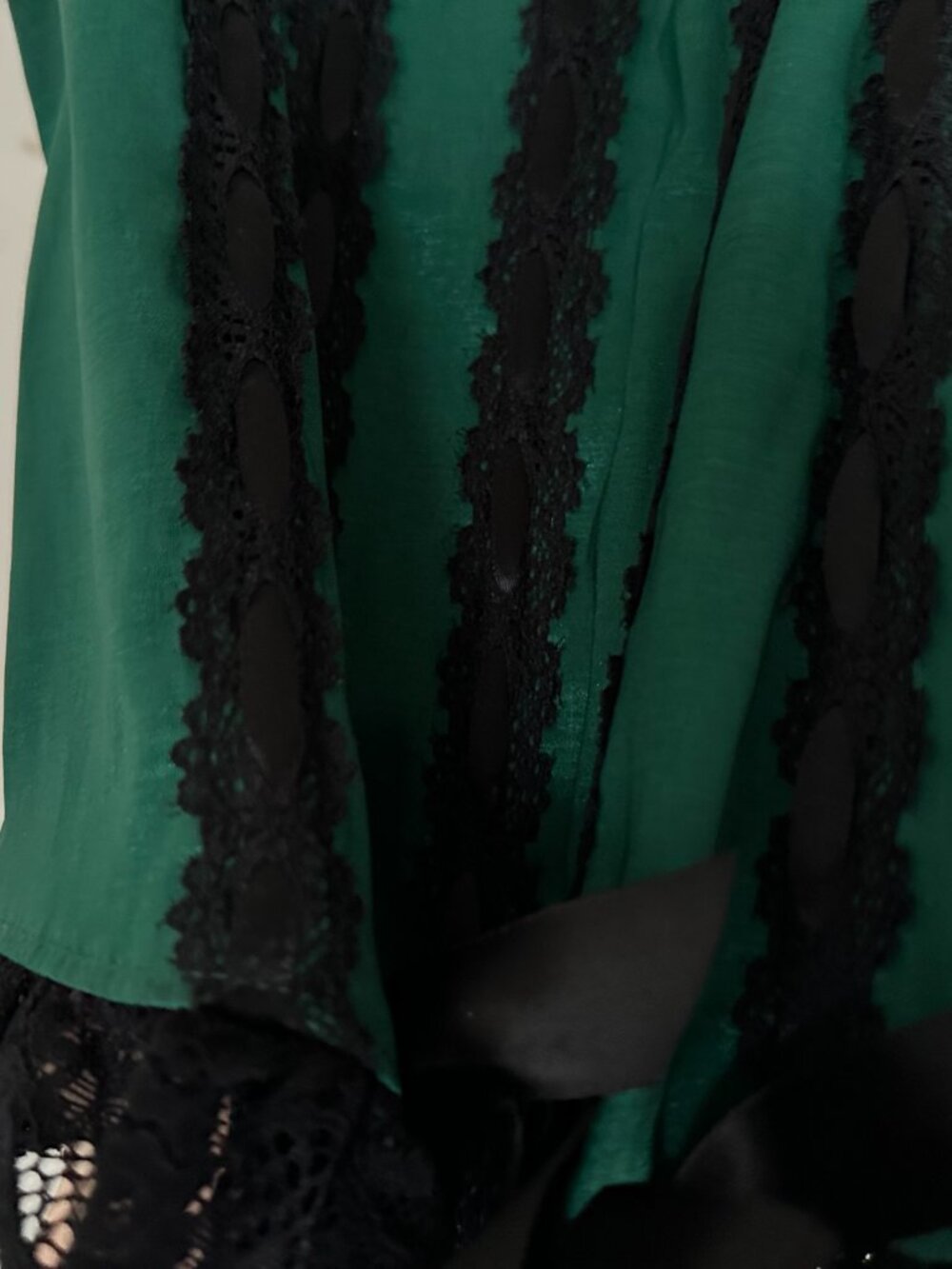 Dolls Kill Widow Gothic Elegance Lace Trim Corset Top Large - Picture 8 of 15